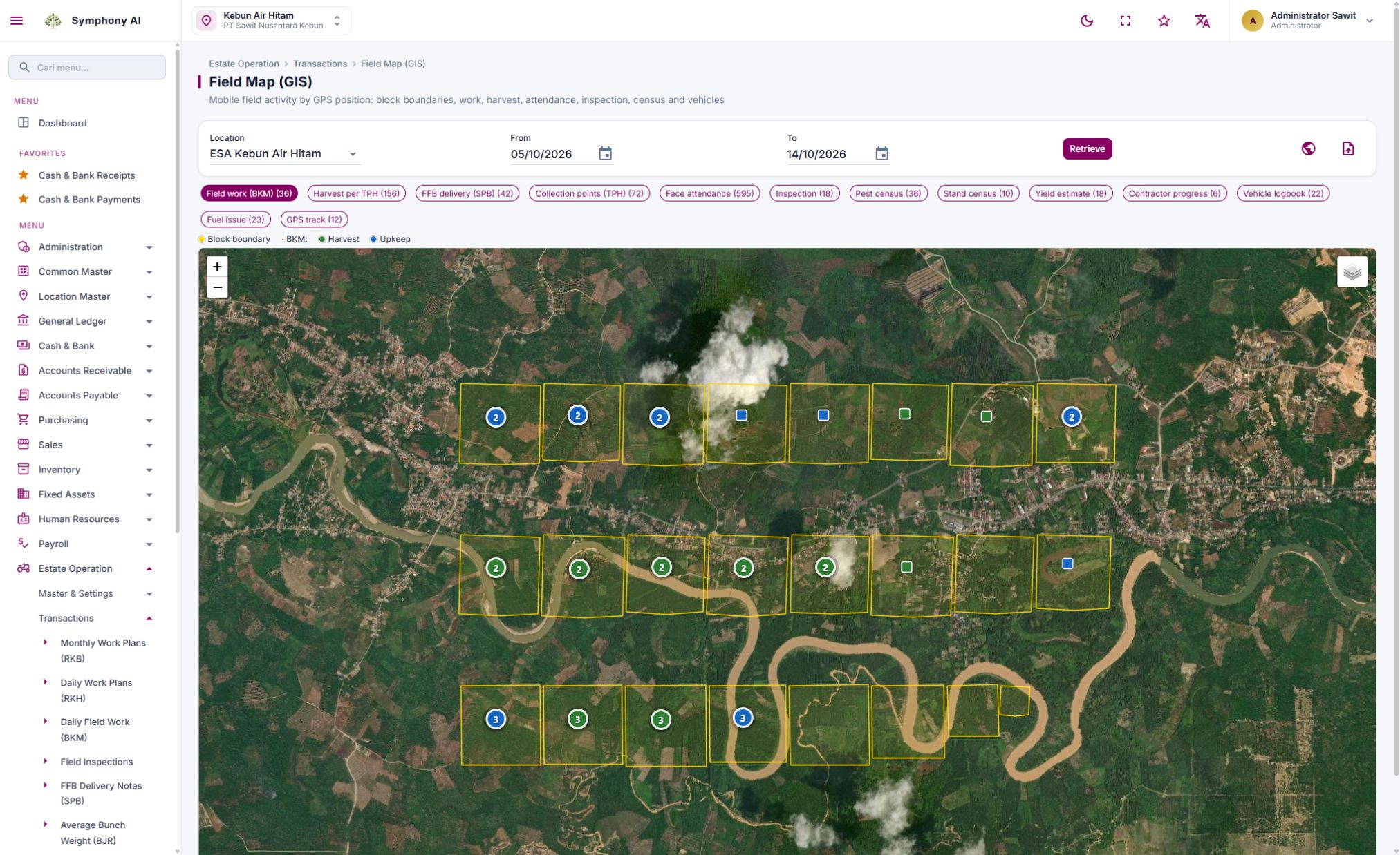 Field Map (GIS) in Symphony AI