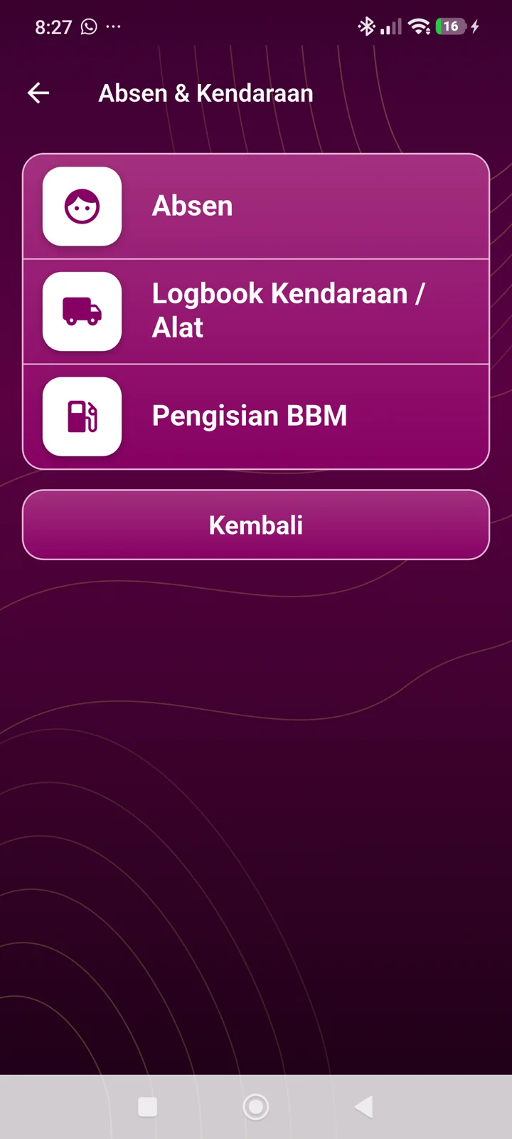 Symphony FieldMate - Logbook & BBM: Logbook kendaraan, Pencatatan BBM, Riwayat penggunaan untuk evaluasi